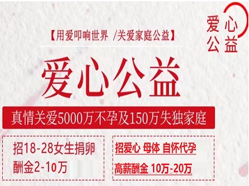 仁化捐卵助孕生子 爱心志愿者招募